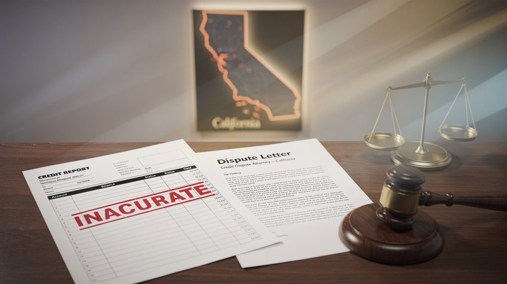 Credit Dispute Attorney California: Skilled Help for Disputing Inaccurate Entries