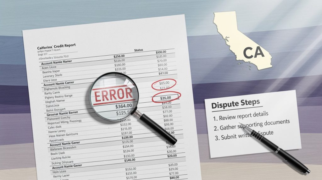 Credit Report Errors CA: A Californians Guide to Rectifying Mistakes