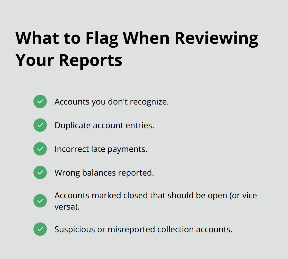 Checklist of common credit report errors to watch for - Credit reporting tips CA