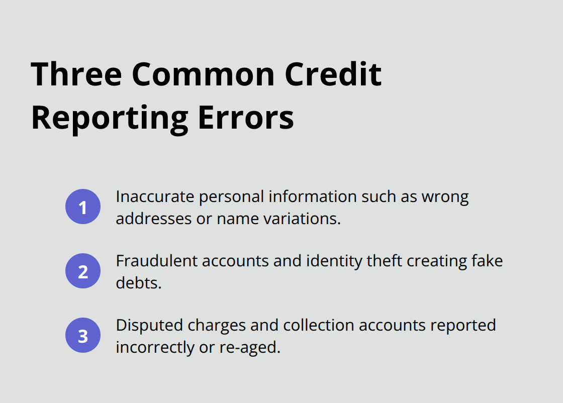 The main categories of credit report errors that hurt scores - Fair credit act California