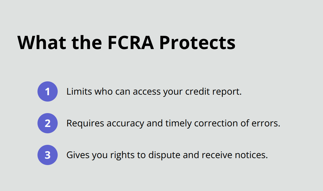 Key FCRA protections for California residents