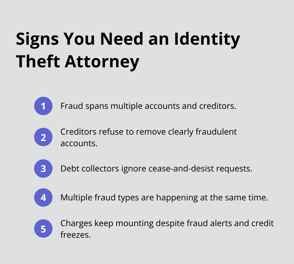 Key warning signs that indicate it’s time to hire an identity theft attorney - Identity theft attorney help