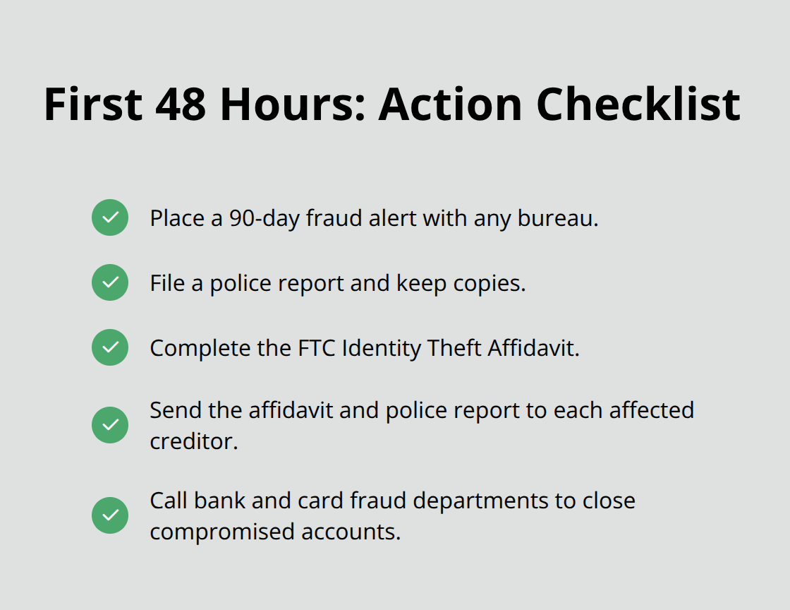 Step-by-step actions to limit identity theft damage fast - Identity theft resolution CA