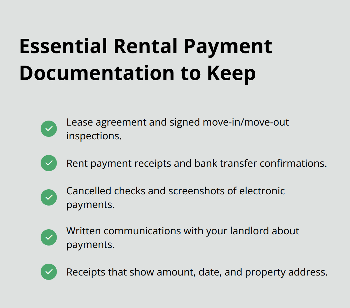 Checklist of key documents and proofs to protect against rental credit reporting errors. - Renters credit reporting help